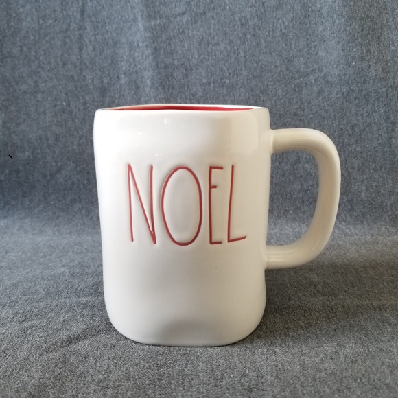 Rae Dunn Other - Rae Dunn NOEL Mug Christmas Red Inside